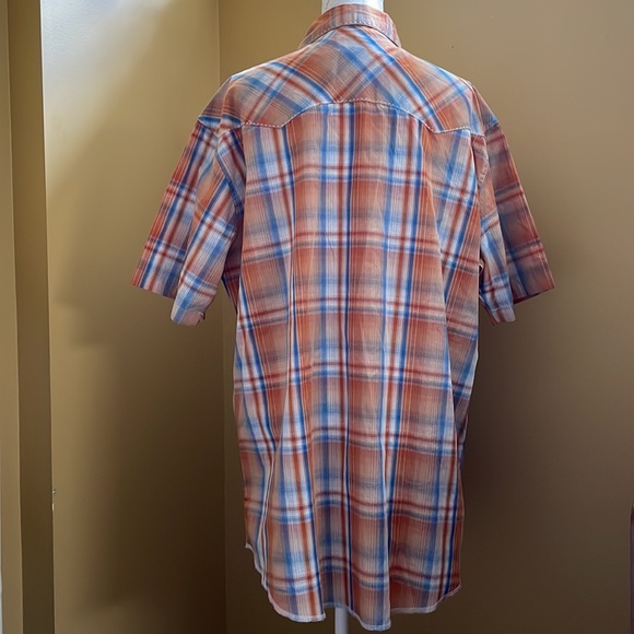 Wrangler mens western shirt  New but washed once too small fits more like an XL - Picture 4 of 7